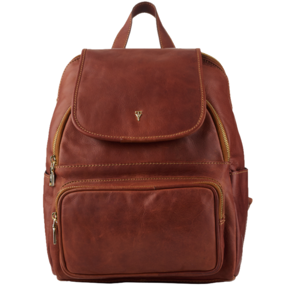 Tascany Giuliana TBA104 On the Go backpack brown front