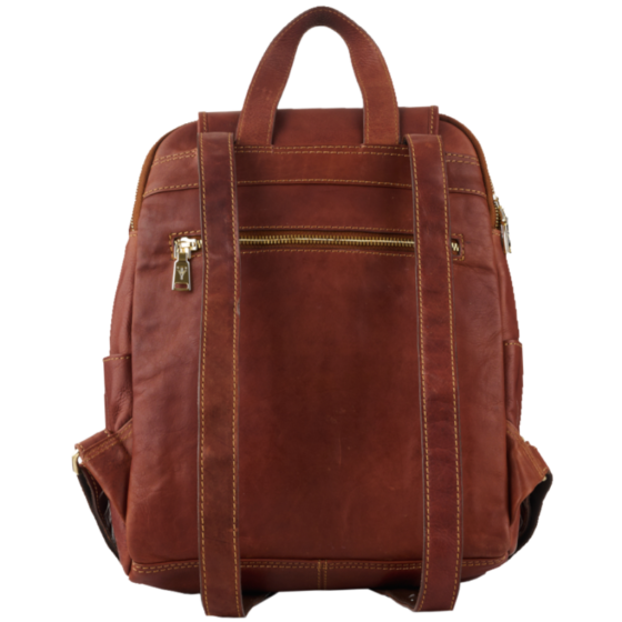 Tascany Giuliana TBA104 On the Go backpack brown rear