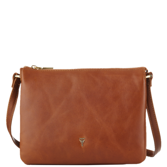 Tuscany Giuliana THM203 Essence Trio Crossbody Small Tan front