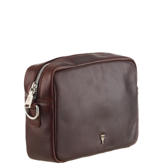 Tuscany Giuliana THM205 Leather Camera Bag Brown front3qrtr