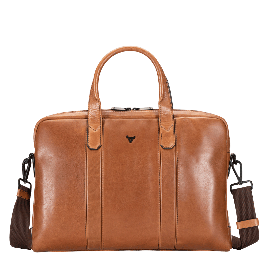 Brando_Winchester_1005_Slim_leather_briefcase_Mbrown_front