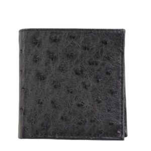 Nico_Ostrich_Leather_Wallet_W81_black_front