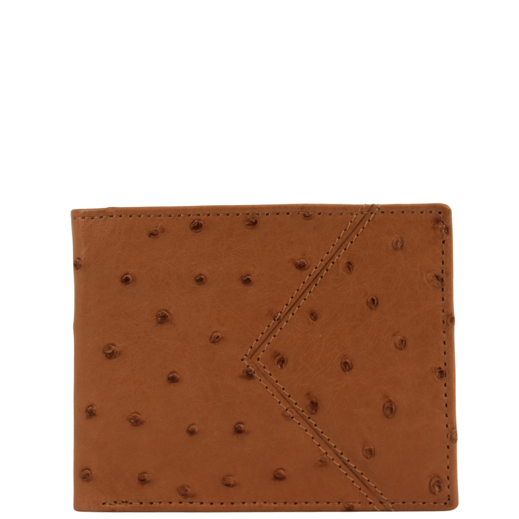 Nico_Ostrich_leather_Wallet_RTW98-78_cognac_front_primary