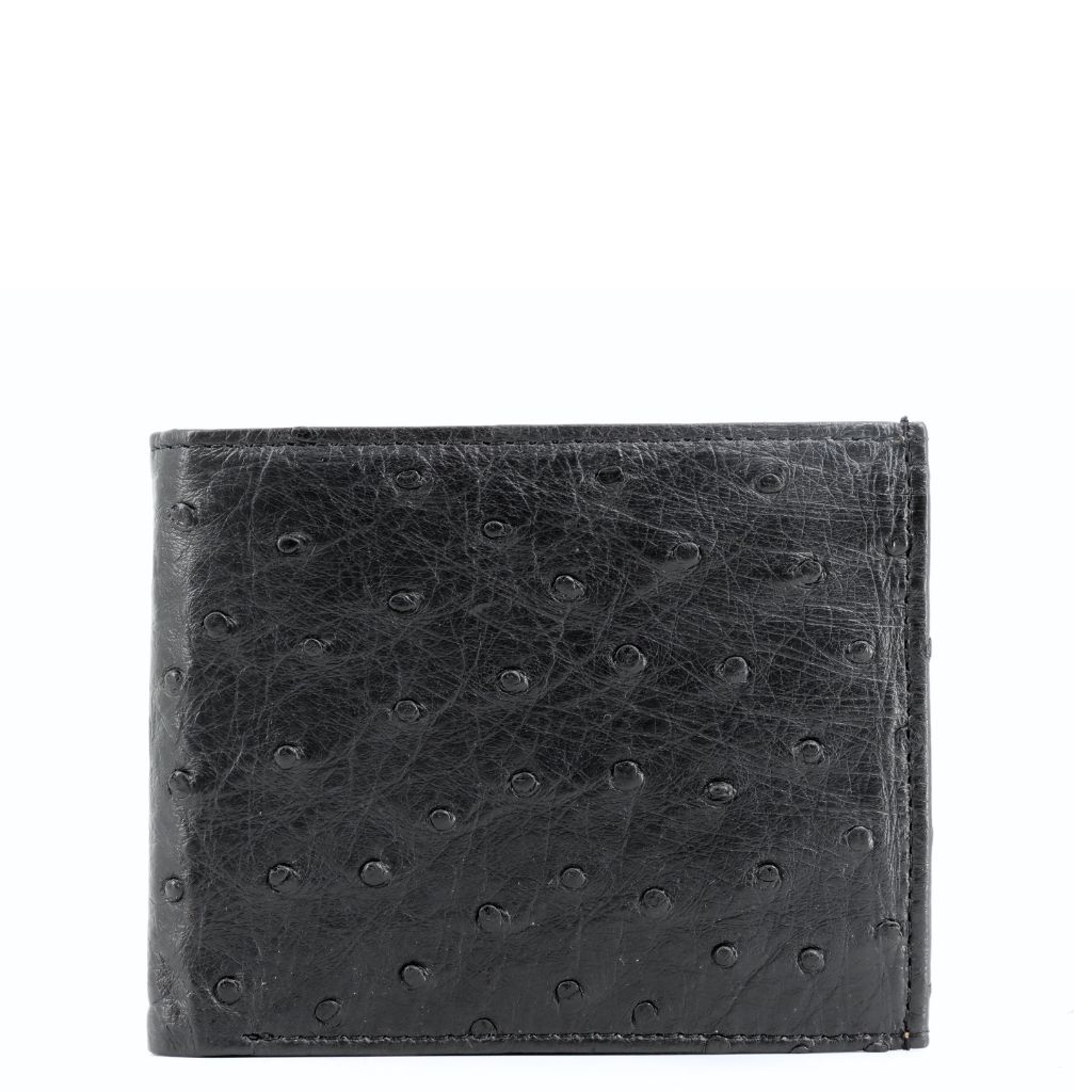 Nico_Ostrich_leather_mens_wallet_RTW84_black_front