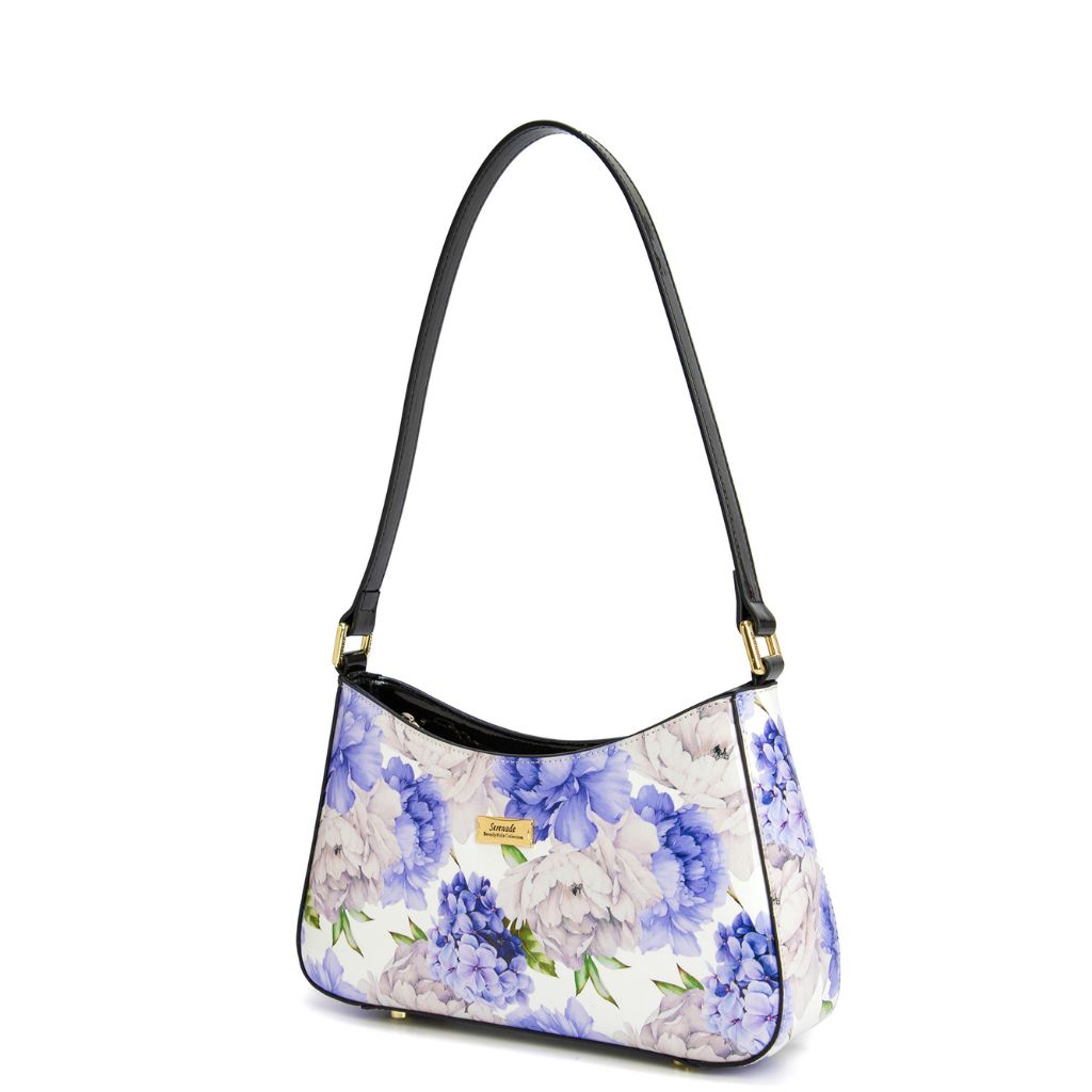 Serenade Lilac Peony Shoulder Bag - Luggage Warehouse