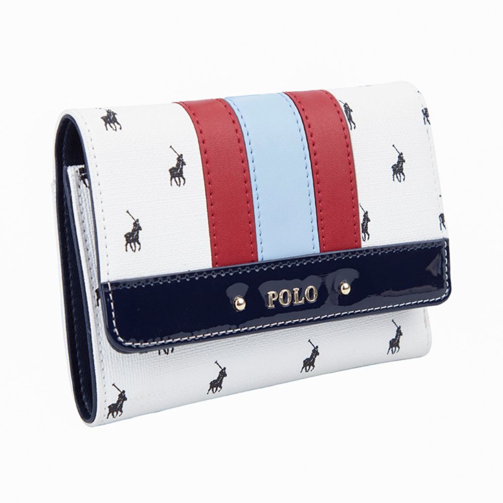 Polo Manhattan POS46733 compact purse navy front3qrtr