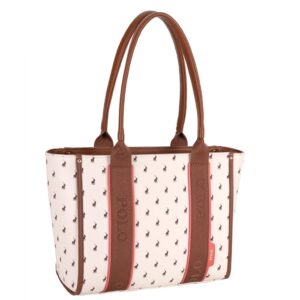 Polo_Sorrento_POS48710_Tote_handbag_Cream_front3qrtr