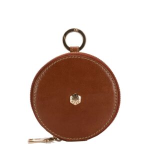 Jekyll_and_Hide_4327_LEather Zulu_round_purse_tan_front