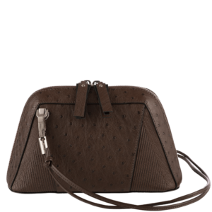 Provoque_Khloe_4052_Ostrich_Sling_Handbag_nicotine_brown_front