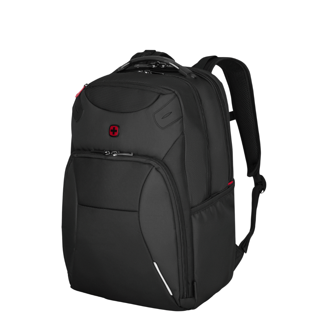 Wenger_Cosmic_653187_15_inch_laptop_Backpack_Black_front3qrtr