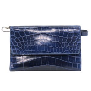 Zambezi_Grace_Croc_Belly_Leather_7368GBY_Compact_Purse_blue_front