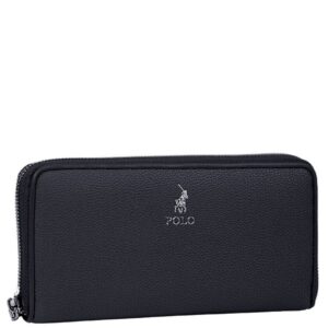 Polo_Lyon_Zip_around_Purse_Black_POS43146_front3qrtr