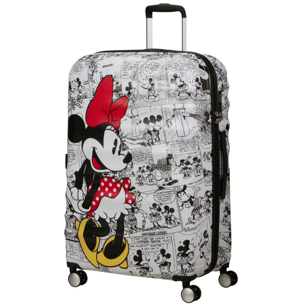American_Tourister_Disney_Wavebreaker_NEW_Minnie_Comics_White_77cm_front3qrtr
