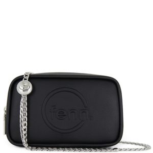 Fenn_Collection_Pouch_022-009S_Black_silver_hardware_front