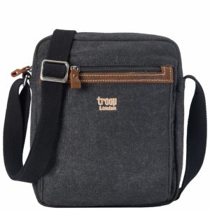 Troop_of_London_TRP0218_Across_Body_Shoulder_bag_black_front