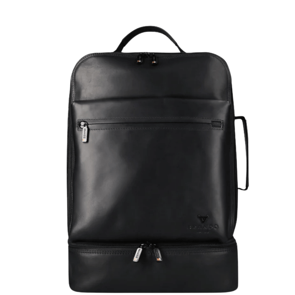 Brando_James_3418_Milti-compartment_laptop_backpack_black_front