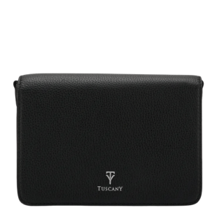 Tuscany_Bella_Leather_Crossbody_handbag_THS101_black_front
