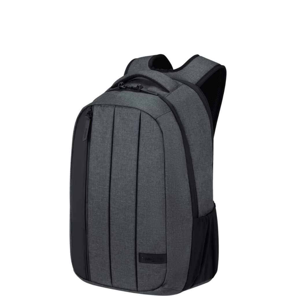 American Tourister Street Hero Laptop Backpack Me2 17large Grey Front3qrtr Primary