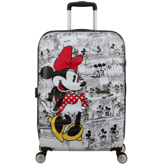American Tourister Disney Wavebreaker NEW Minnie Comics White 67cm front jpg