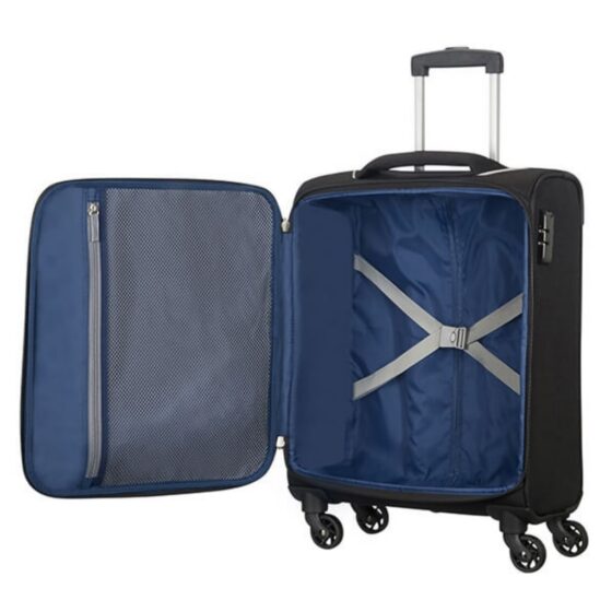 American Tourister HolidayHeat Black 55 Open jpg