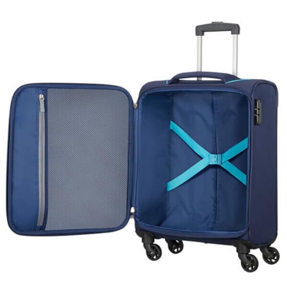 American Tourister HolidayHeat Navy 55 Open jpg