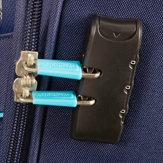 American Tourister HolidayHeat Navy General lock jpg