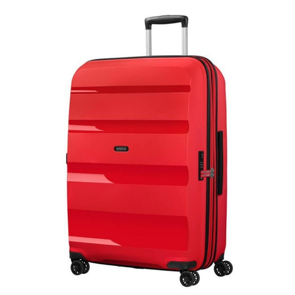 American Tourister MB2 Bon Air DLX Spinner 77 Red front3qrtr jpg