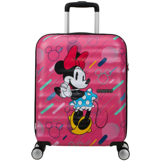 American Tourister NEW Minnie Future Pop 55cm pink front jpg