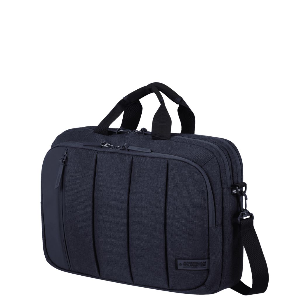 American Tourister Street Hero Me2 15 Inch Laptop Briefcase Navy Front3qrtr Primary