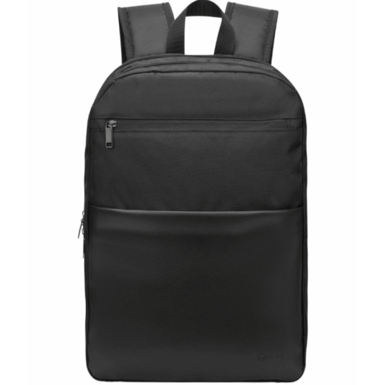 Amplify Panama 15 6 inch laptop backpack black front png