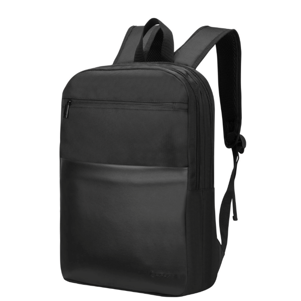 Amplify Panama 15 6 inch laptop backpack black front3qrtr png