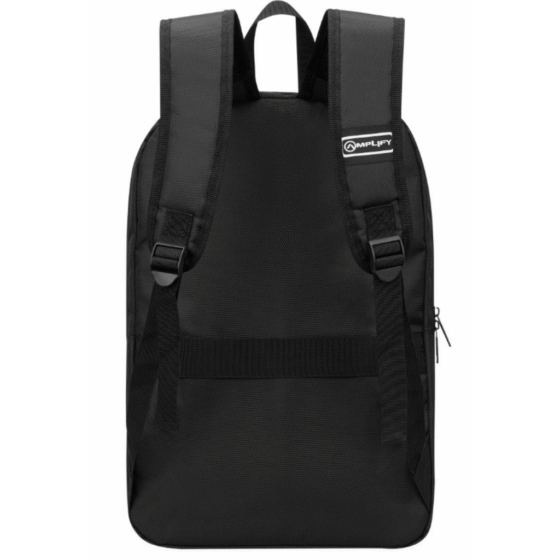 Amplify Panama 15 6 inch laptop backpack black rear png