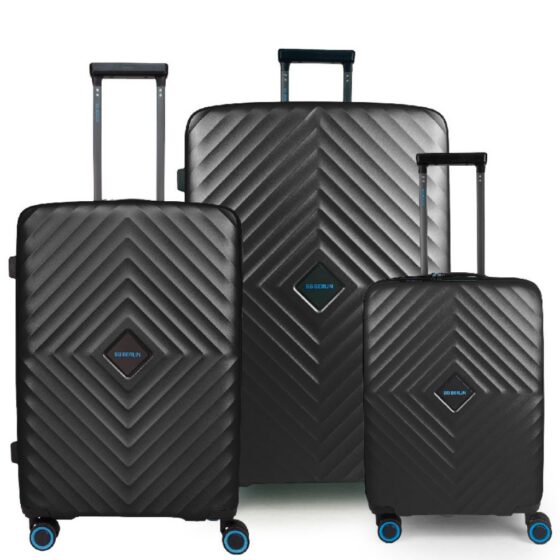 Bg Berlin Cube Spinner Jet Black 3 Piece Set