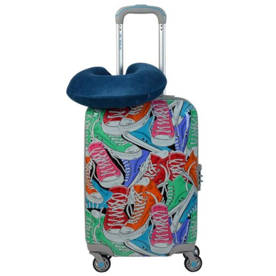 Bg Berlin Ergo Cooling Neck Pillow Blue On Case