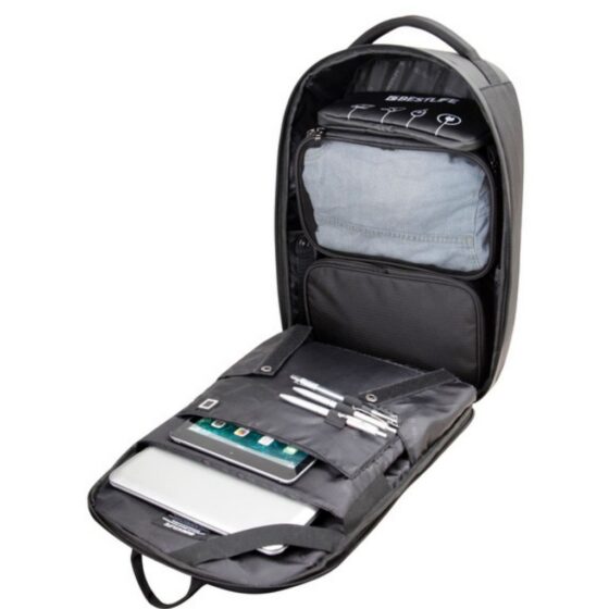 BestLife OdenX 3557 Microbial Backpack Black interior jpg