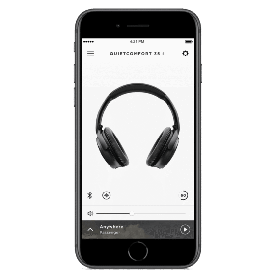 Bose QC35 Headphones Black app png