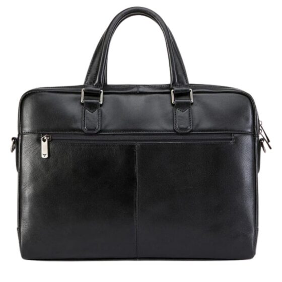 Brando 1006 Cassidy Black Laptop Briefcase Back jpg