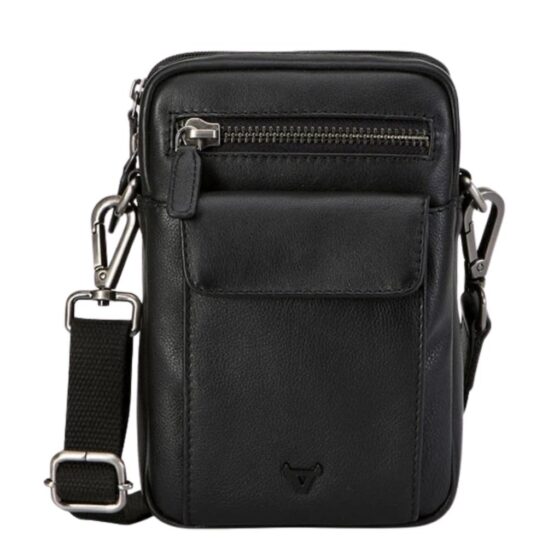 Brando 2275 Armstrong Black Leather Gents Organiser Front jpg