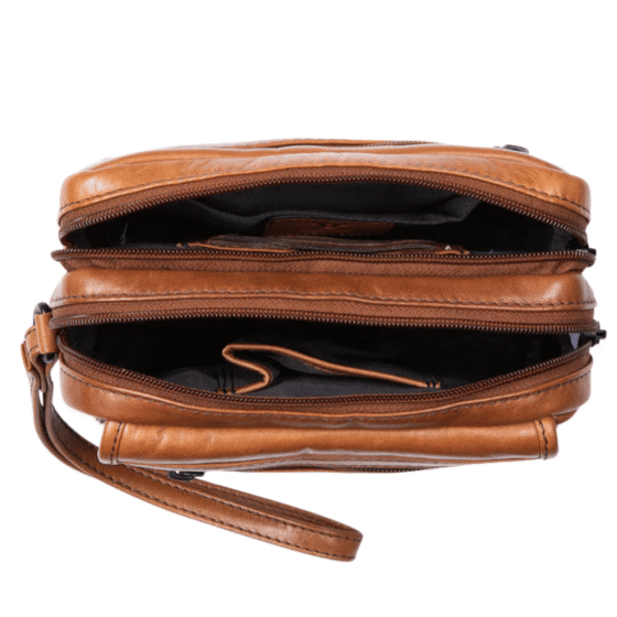 Brando 3352 Winchester Tan Gents Bag interior png