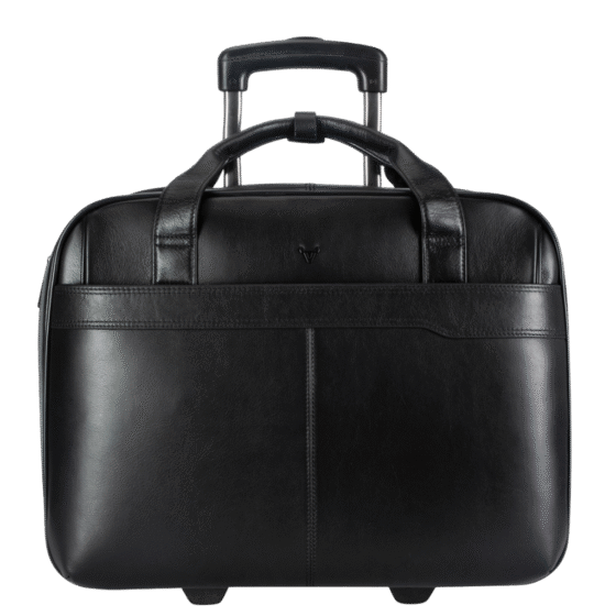 Brando Armstrong 3189 Leather Mobile Office trolley black front png