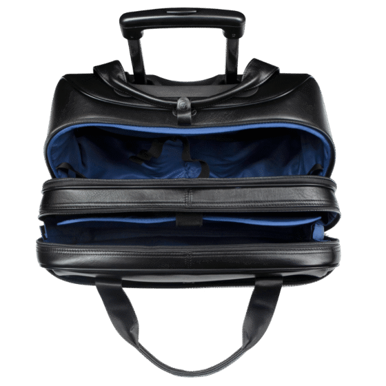 Brando Armstrong 3189 Leather Mobile Office trolley black interior png