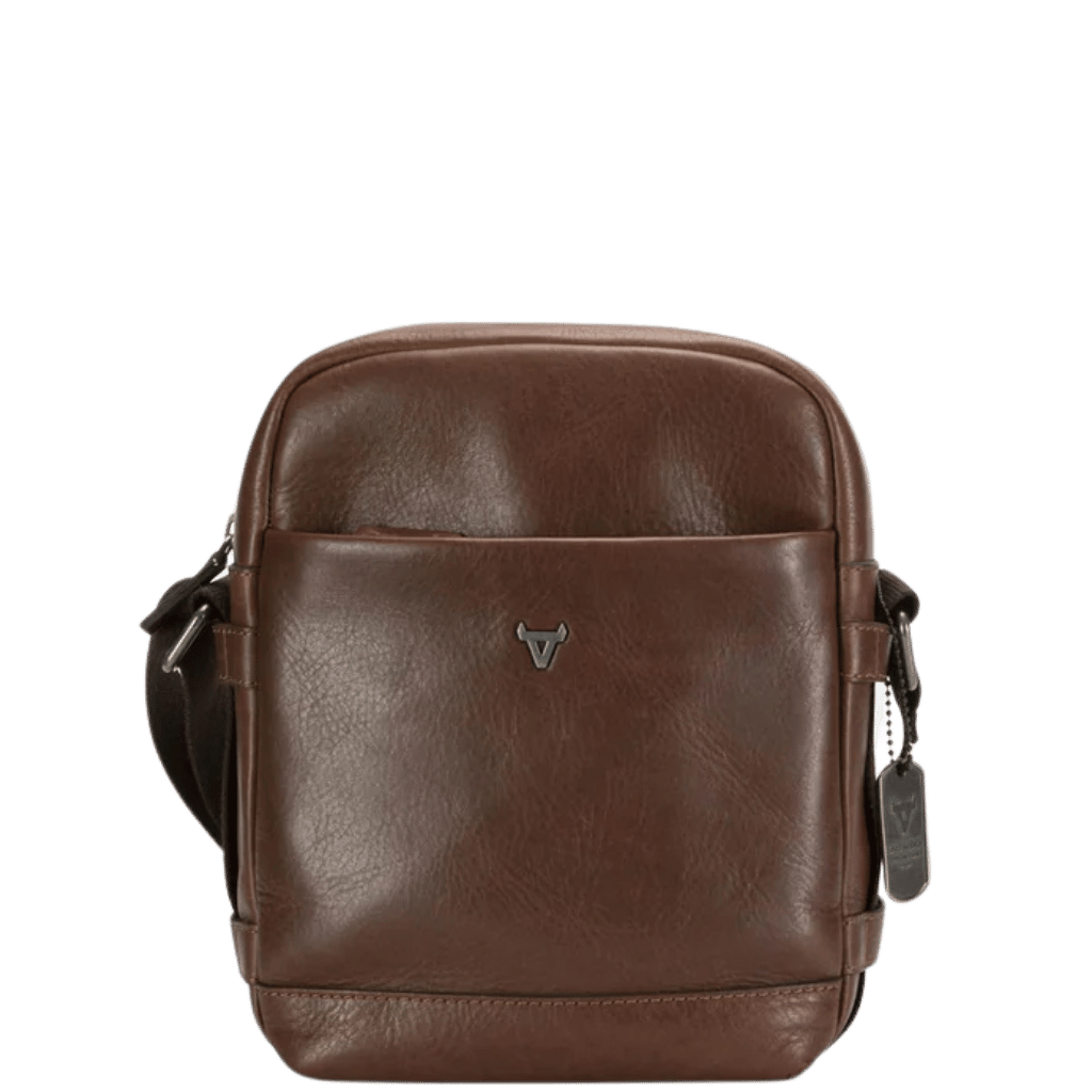 Brando Brosnan 2276 leather crossbody brown front png