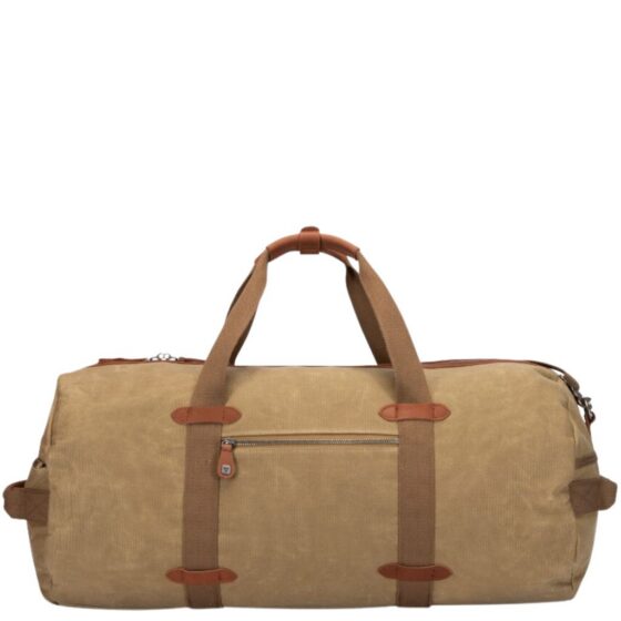 Brando Duvall 4121 Duffle Holdall Khaki Brown Rear