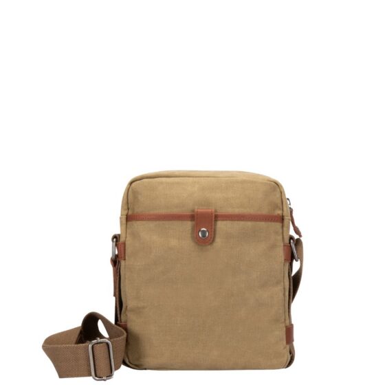 Brando Duvall 4125 Small Crossbody Khaki Brown Rear