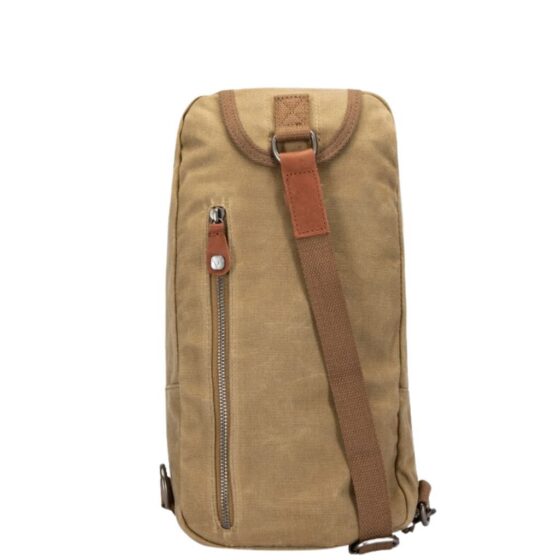 Brando Duvall Chestbag Crossbody 4123 Khaki Brown Rear