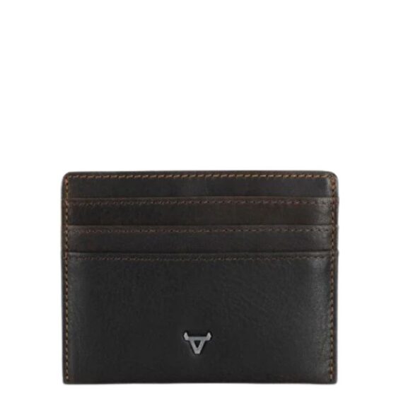 Brando Eastwood Slim card holder leather 6016 brown front jpg