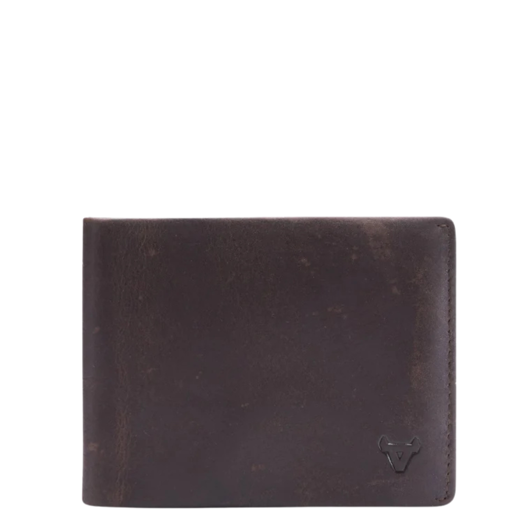 Brando Eastwood slim wallet 2001 brown front png