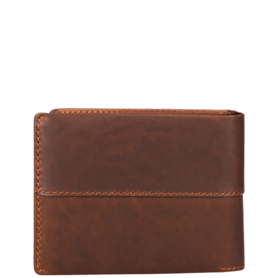 Brando James 2001 Leather wallet brown rear png