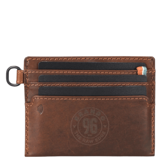 Brando James 3353 Leather slim card allet brown rear2 png