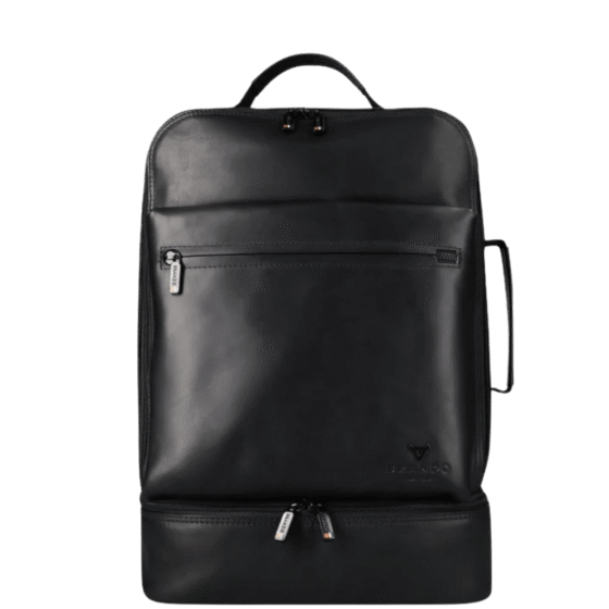 Brando James 3418 Milti compartment laptop backpack black front png